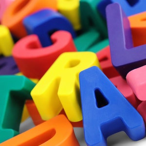 Name Crayons Clear Box Gift for Kids