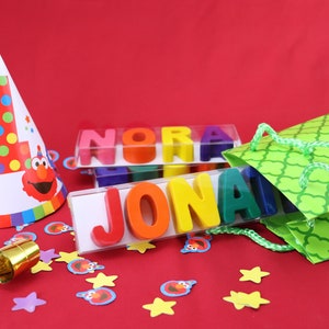 Birthday Name Crayons Clear Box