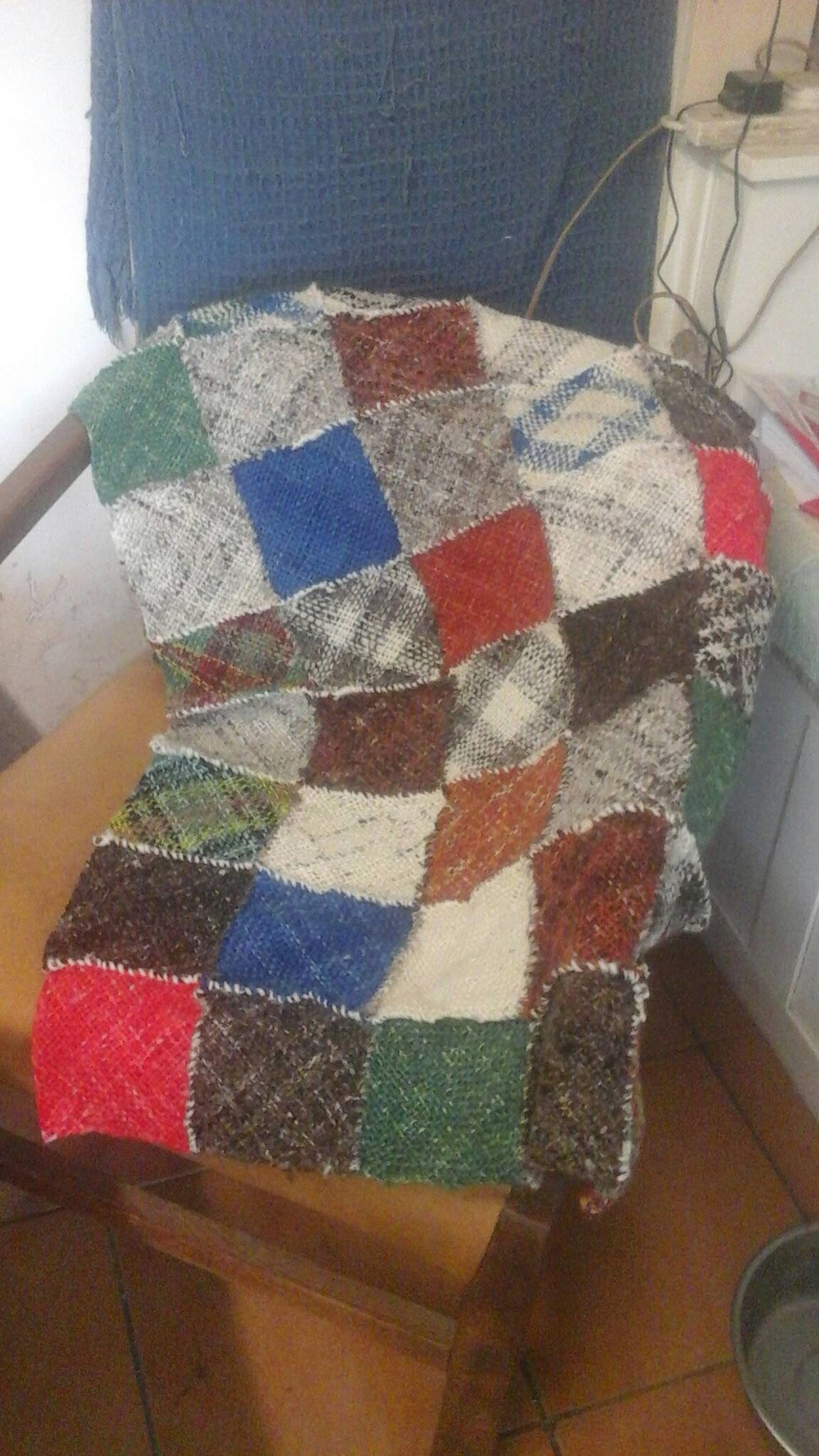 Pin loom wool blanket making kit. complete with hand spun Etsy