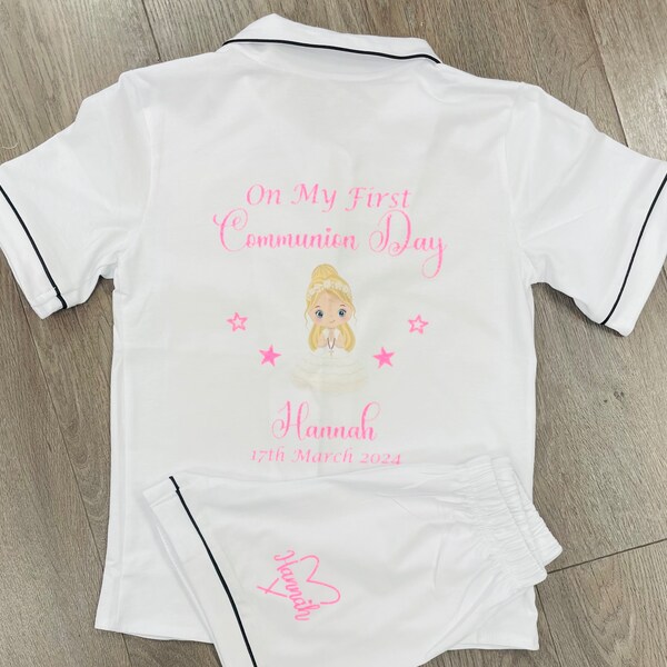 Personalised Communion Pyjama