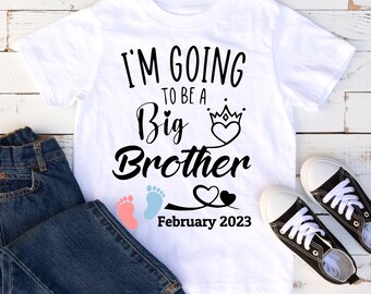 Personalised Big Brother Announcement T-shirt