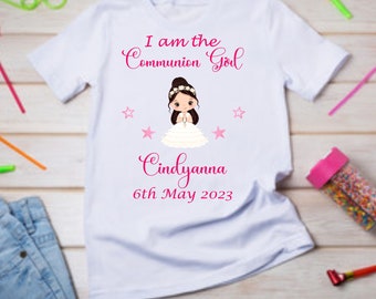 Personalised Communion Girls T-shirt