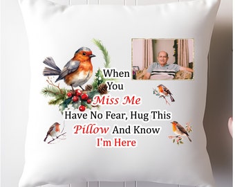 Personalised Memorial Photo cushion