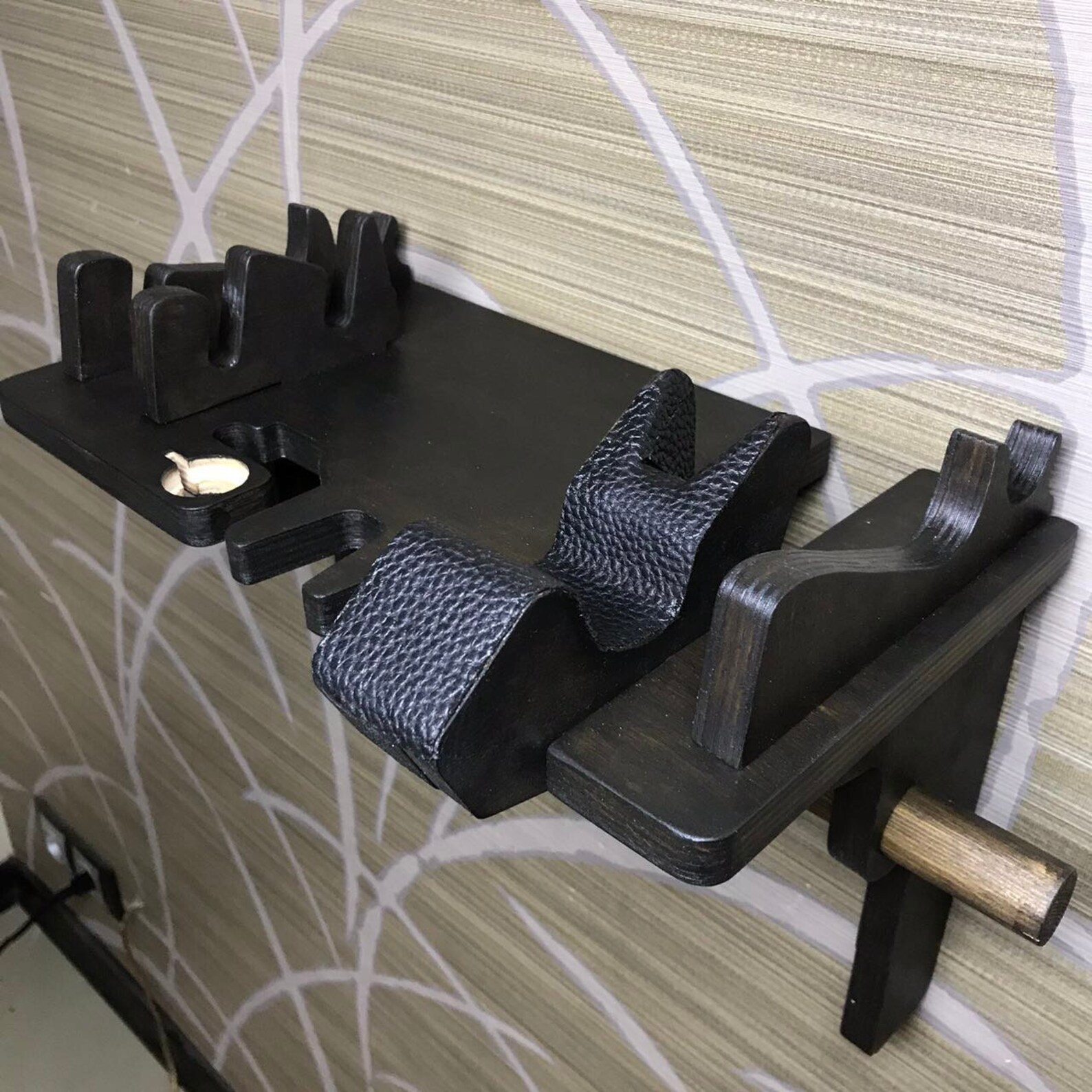 Nightstand Gun Holder EDC Organizer Charging Station Police Etsy