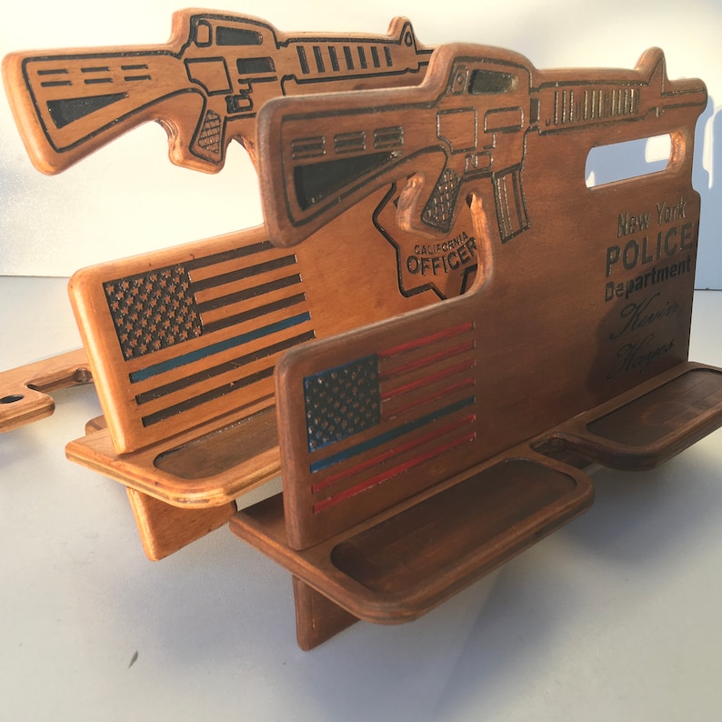 Police officer gifts retirement Gifts for men. Thin blue line Etsy