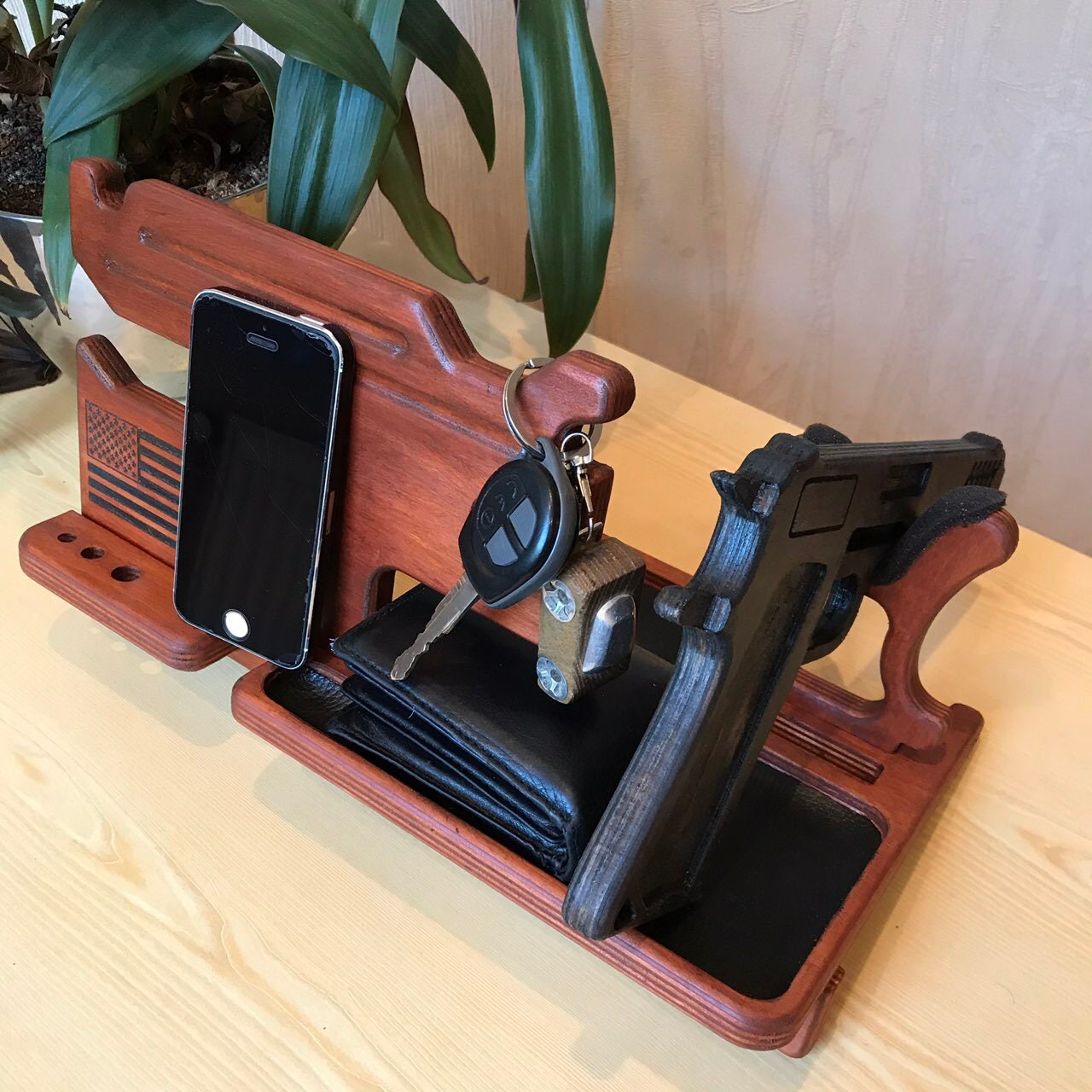 Nightstand Gun Holder. Docking Stations for Men. 50th Etsy