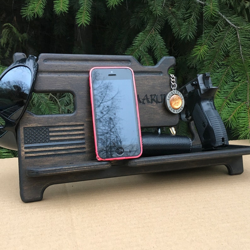 Gun lover gift. Gun gifts for men. Watch display Etsy