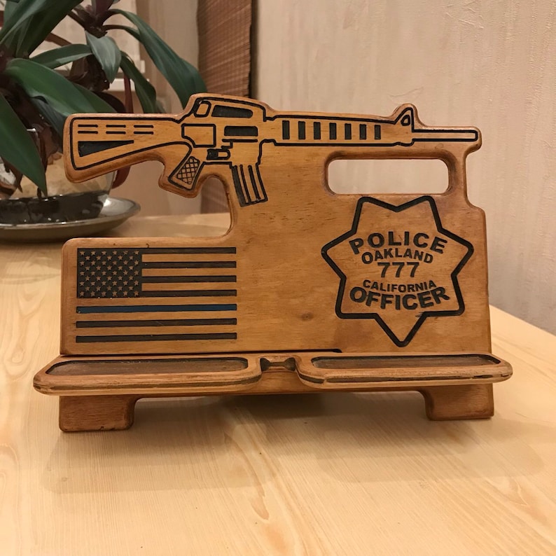 Police officer gifts retirement Gifts for men. Thin blue ...