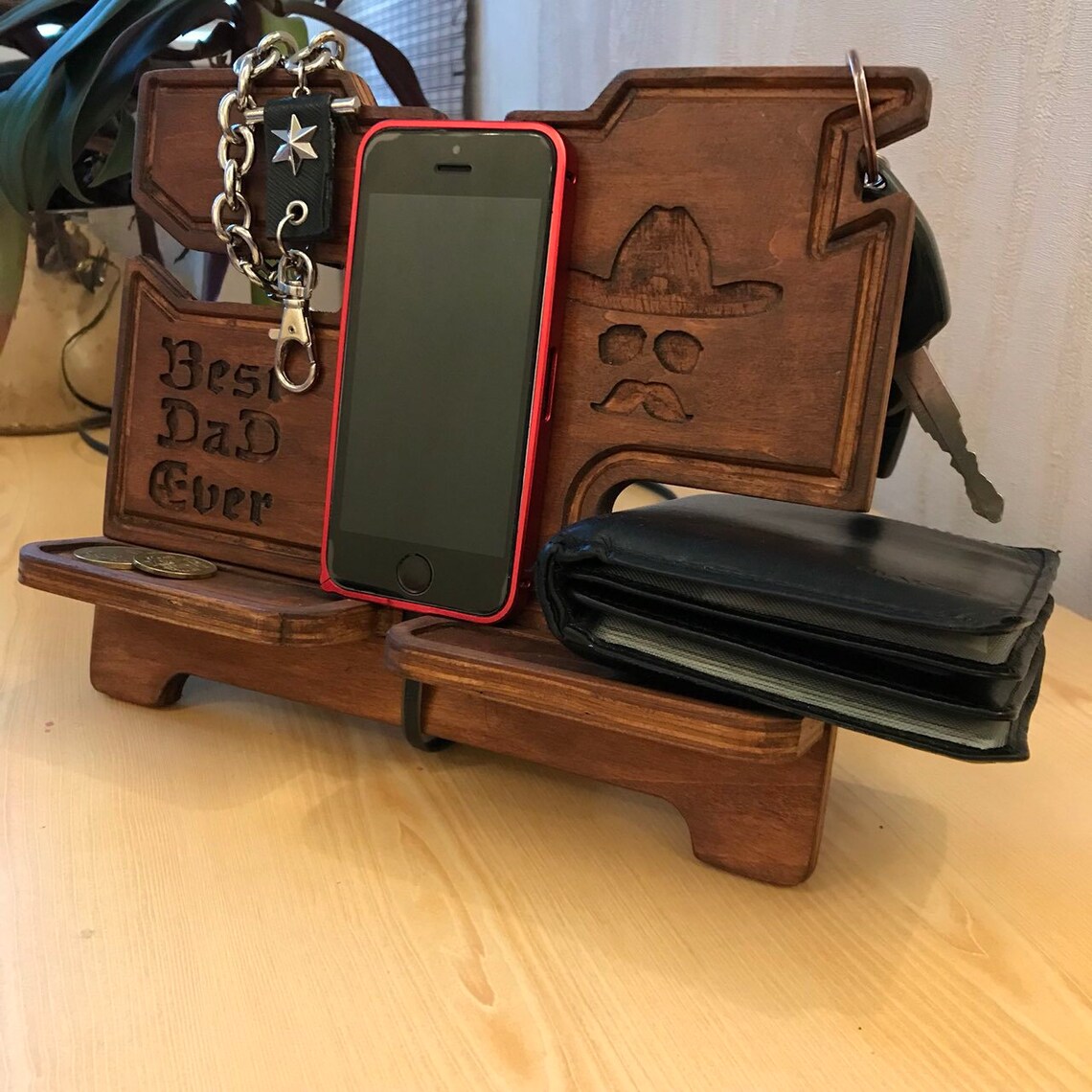 Desk Organizer Dad Gift From Daughter New Dad Gift From Wife Etsy