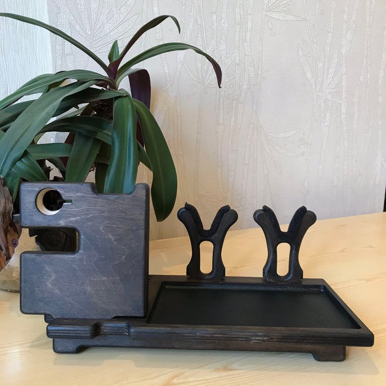 Nightstand Organizer With 2 Gun Holder Police Officer Etsy