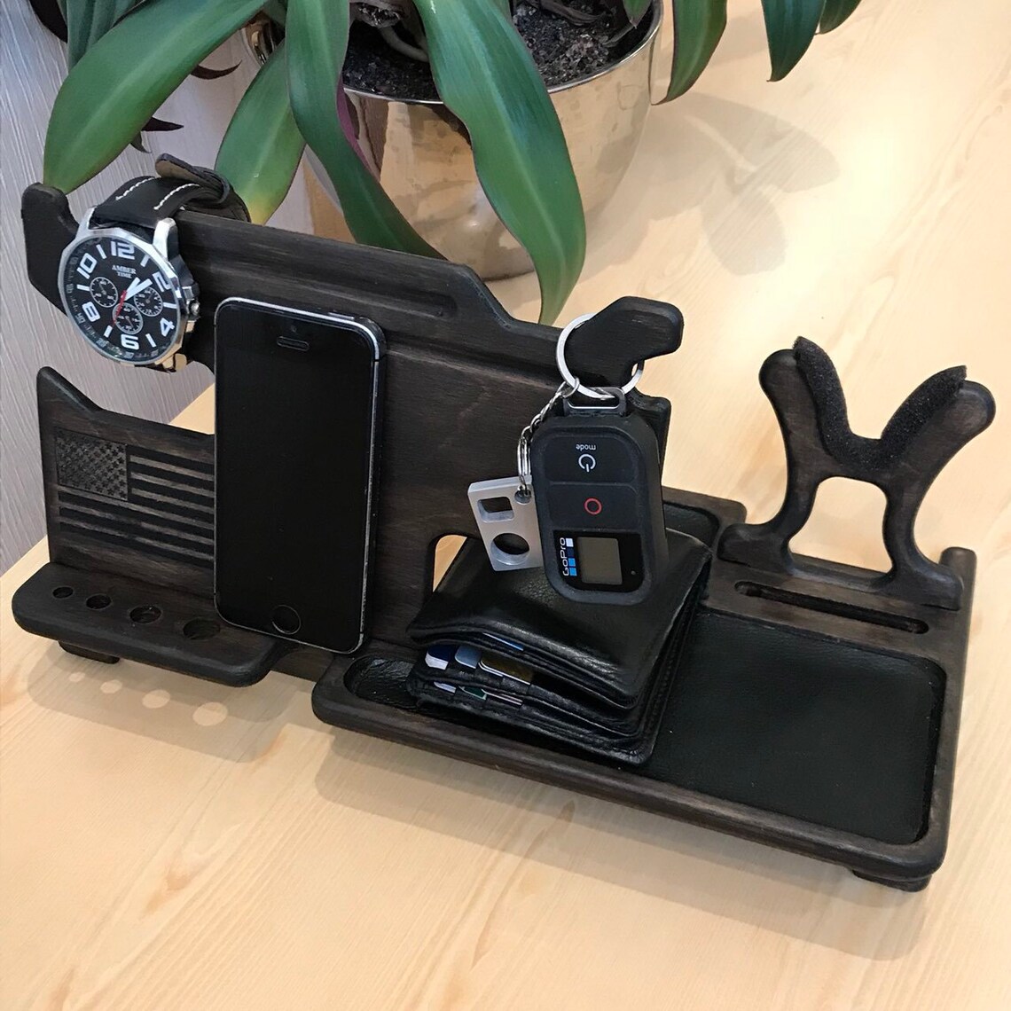 Nightstand Gun Holder. Docking Stations for Men. 50th Etsy