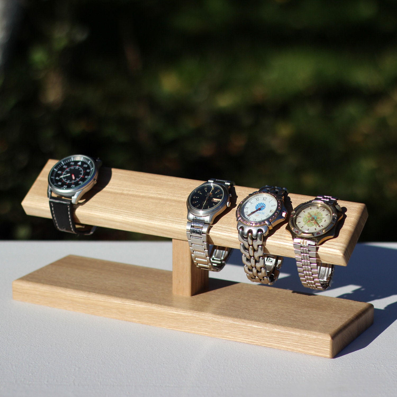 Watch Display for Men Wooden Watch Stand Etsy