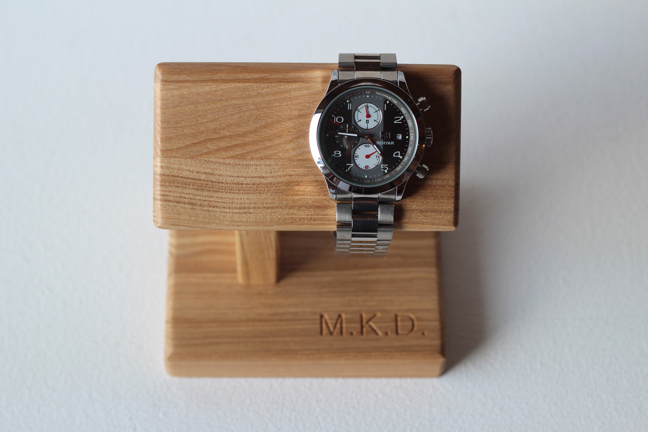 Single Watch stand mens watch holder. Watch holder Etsy