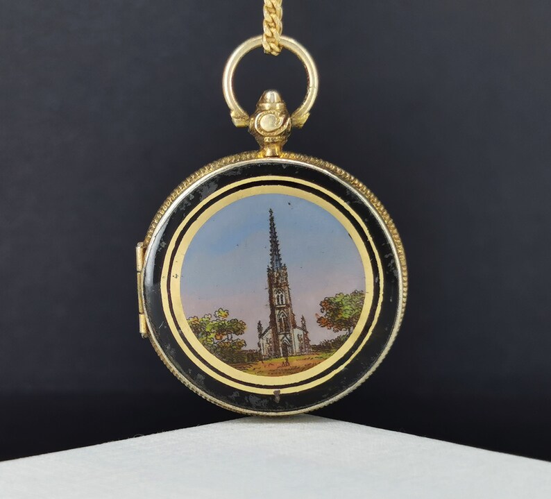 Vintage Sterling Virgin Mary Locket French Reliquary Locket Etsy