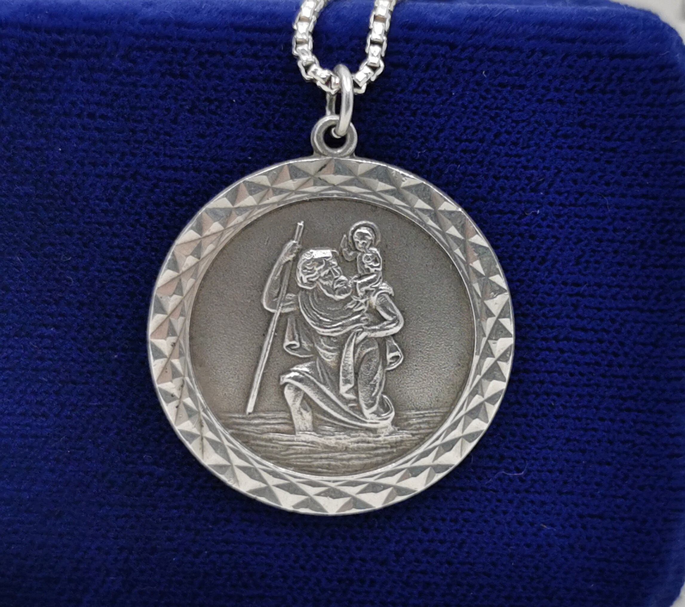 15 Vintage St Christopher Necklace St Christopher Etsy