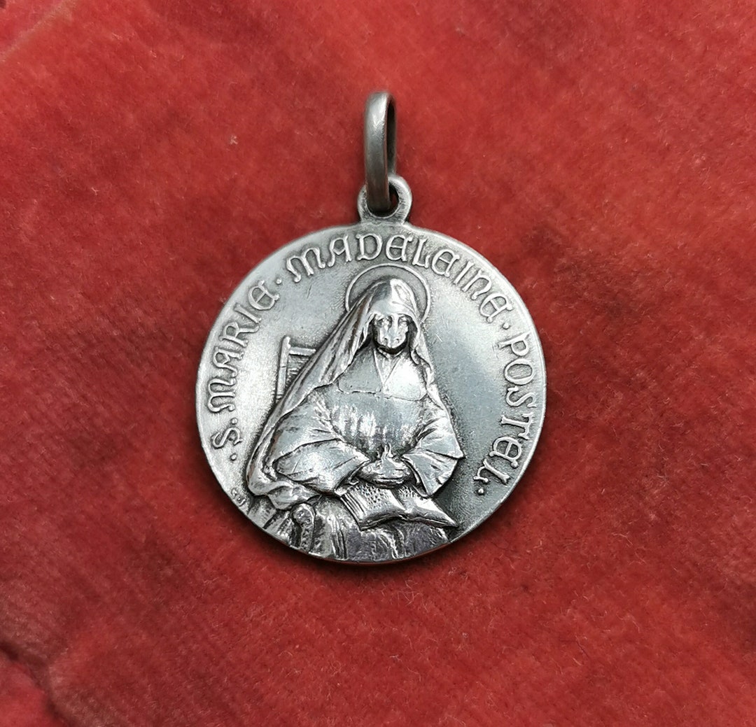 Vintage Saint Marie-madeleine Postel Medal Religious Medal - Etsy