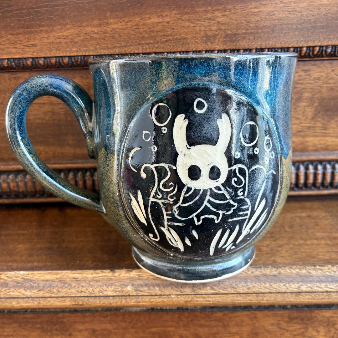 Hollow Knight Little Ghost on a Bench Mug - Etsy