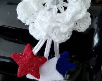 Star Spangled Spool Pin Doily