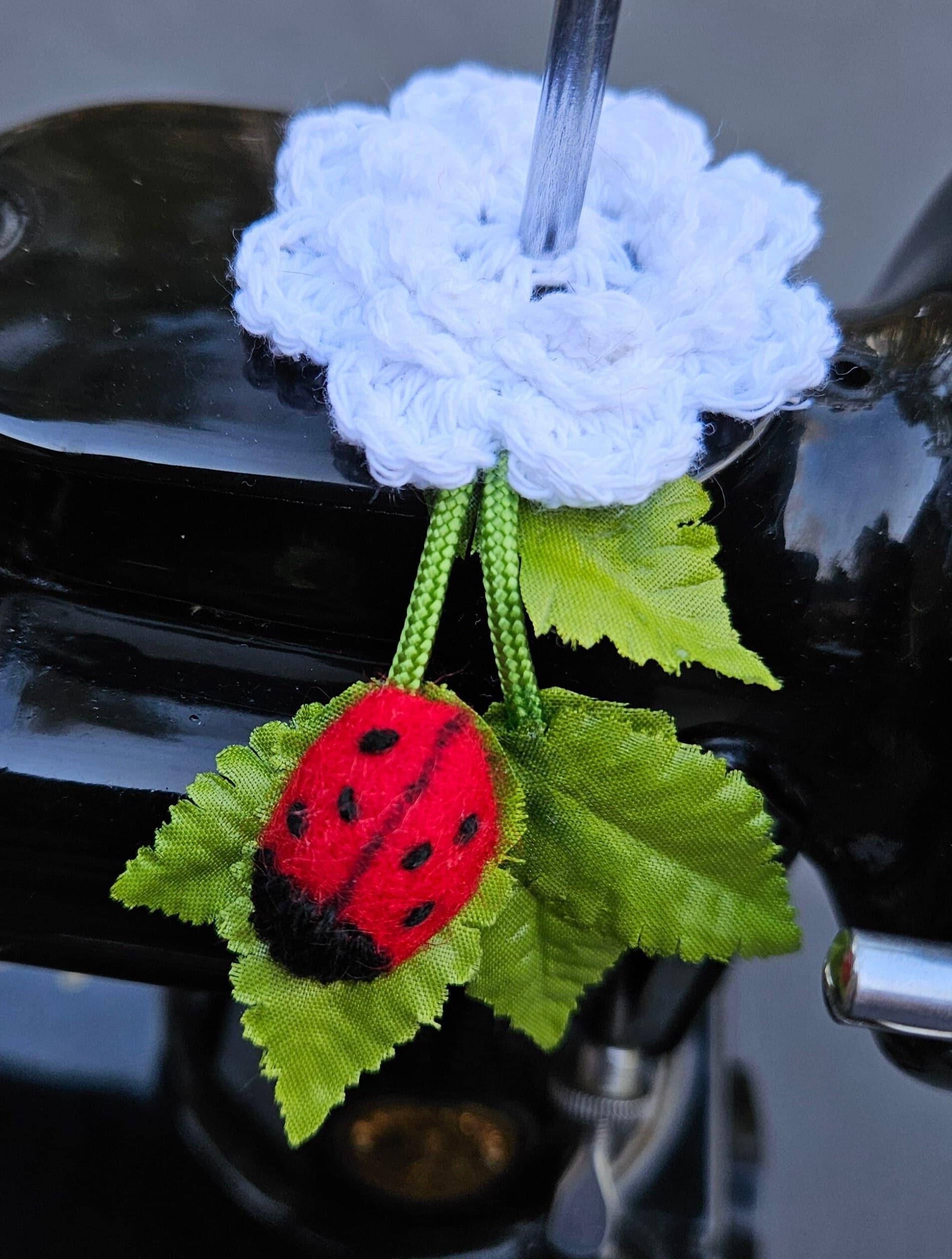 Spoolbug Luck Be a Lady...bug Spool Pin Doily - Etsy