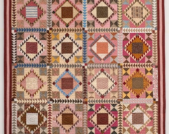 Blind Man's Fancy Quilt Pattern - By Elizabeth Cecchettini - Instant Digital Download