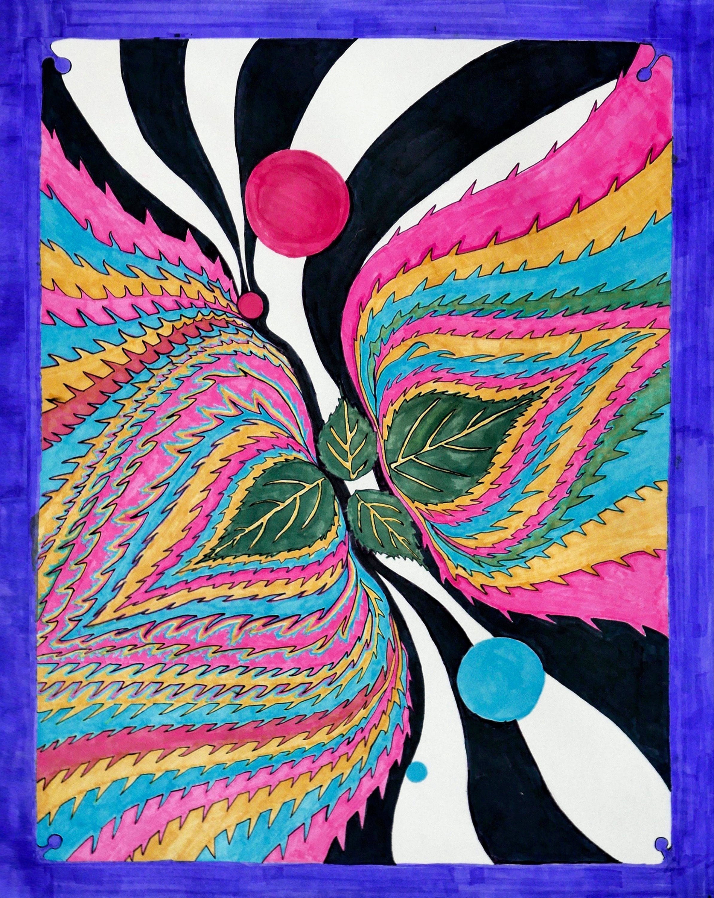 Salvia Divinorum Trippy Photo Print Drawing - Etsy