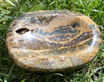 Ocean Jasper Bowl/ Soap Dish