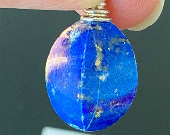 Lapis Lazuli Pendant Sterling Silver