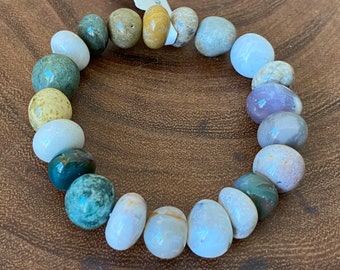 Ocean Jasper Stretch Bracelet  OJ2