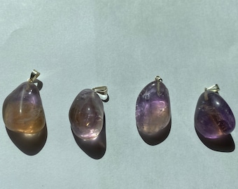 Ametrine Tumbled Pendant