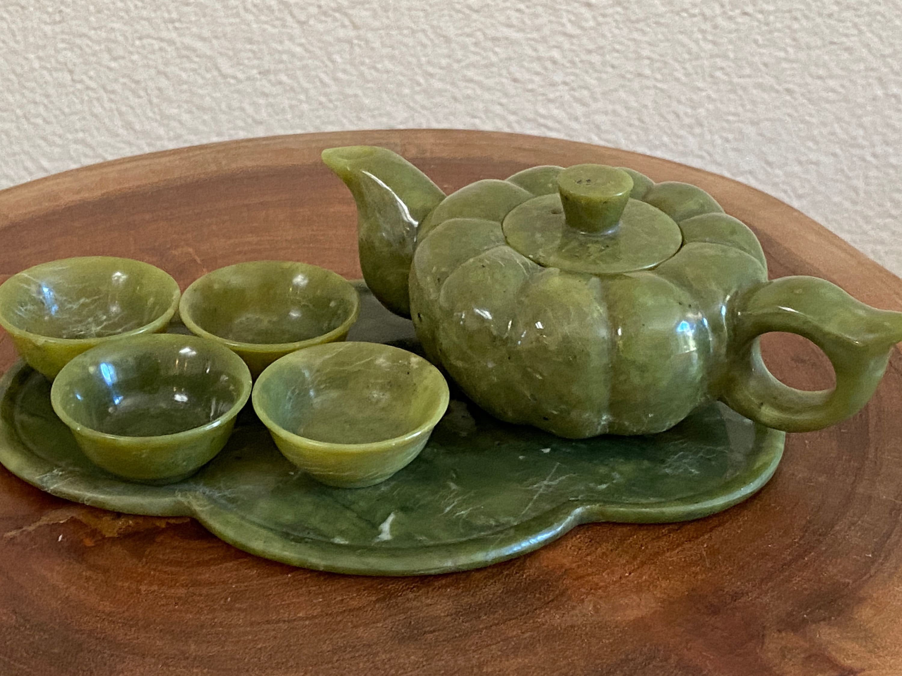 Jade Tea Set Etsy