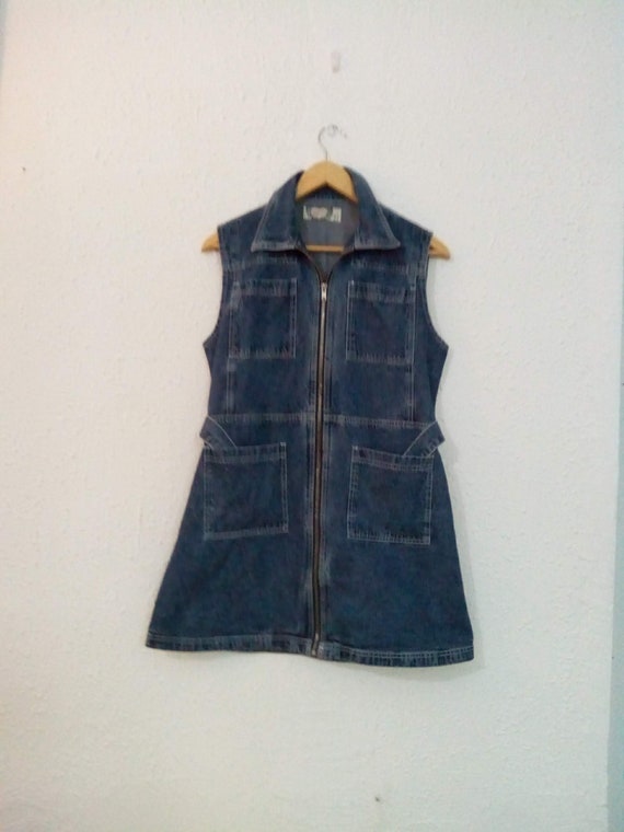 sleeveless denim jacket womens