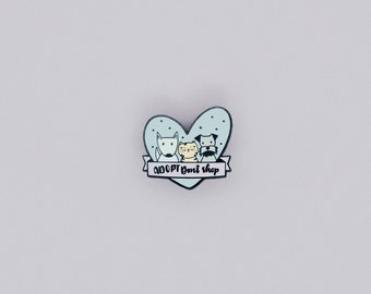 Adopt Dont Shop | Enamel pin | Lapel Pin | Hard Enamel Pin | Second Sale