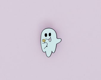 Halloween cute ghost Enamel Pin | Lapel Pin | Pin Badge | Spooky Pin