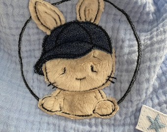 Pañuelo de muselina para bebé, babero absorbente, bandana/babero de gasa doble