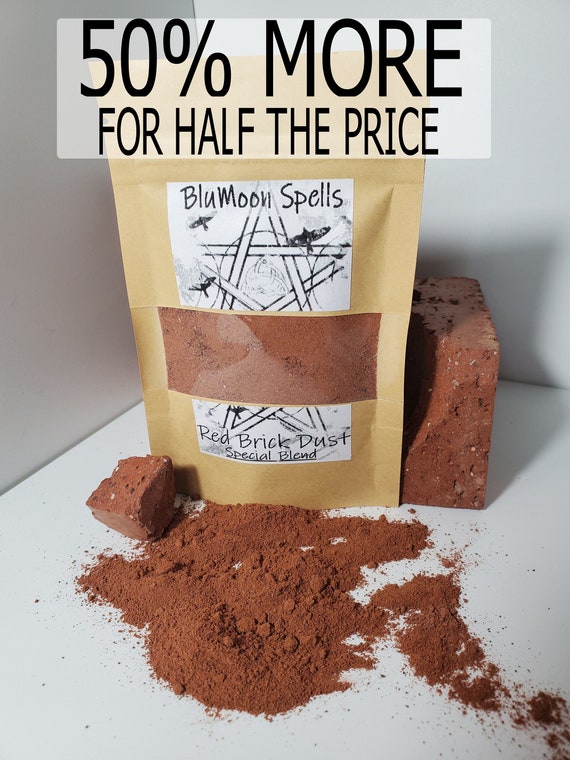 Red Brick Dust / Protection Brick Dust / Witchcraft / Wiccan Etsy
