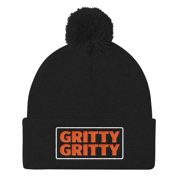 Gritty Gritty - Pom Knit Cap