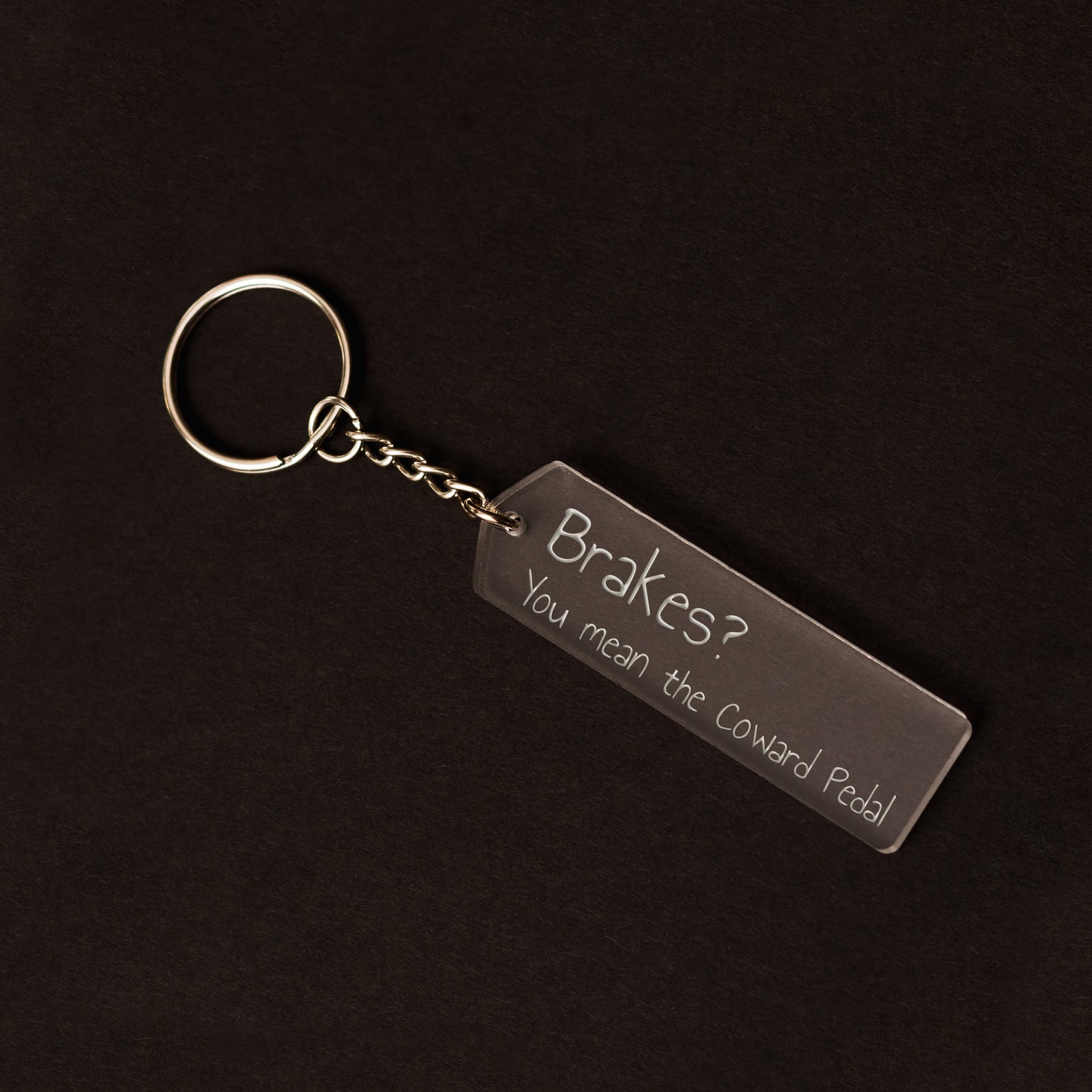 Brakes You Mean the Coward Pedal Laser Cut and Engraved Etsy