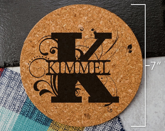 Personalized Cork Trivet