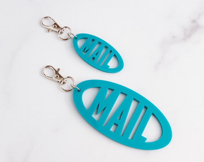 Acrylic Lasercut Mail Keychain