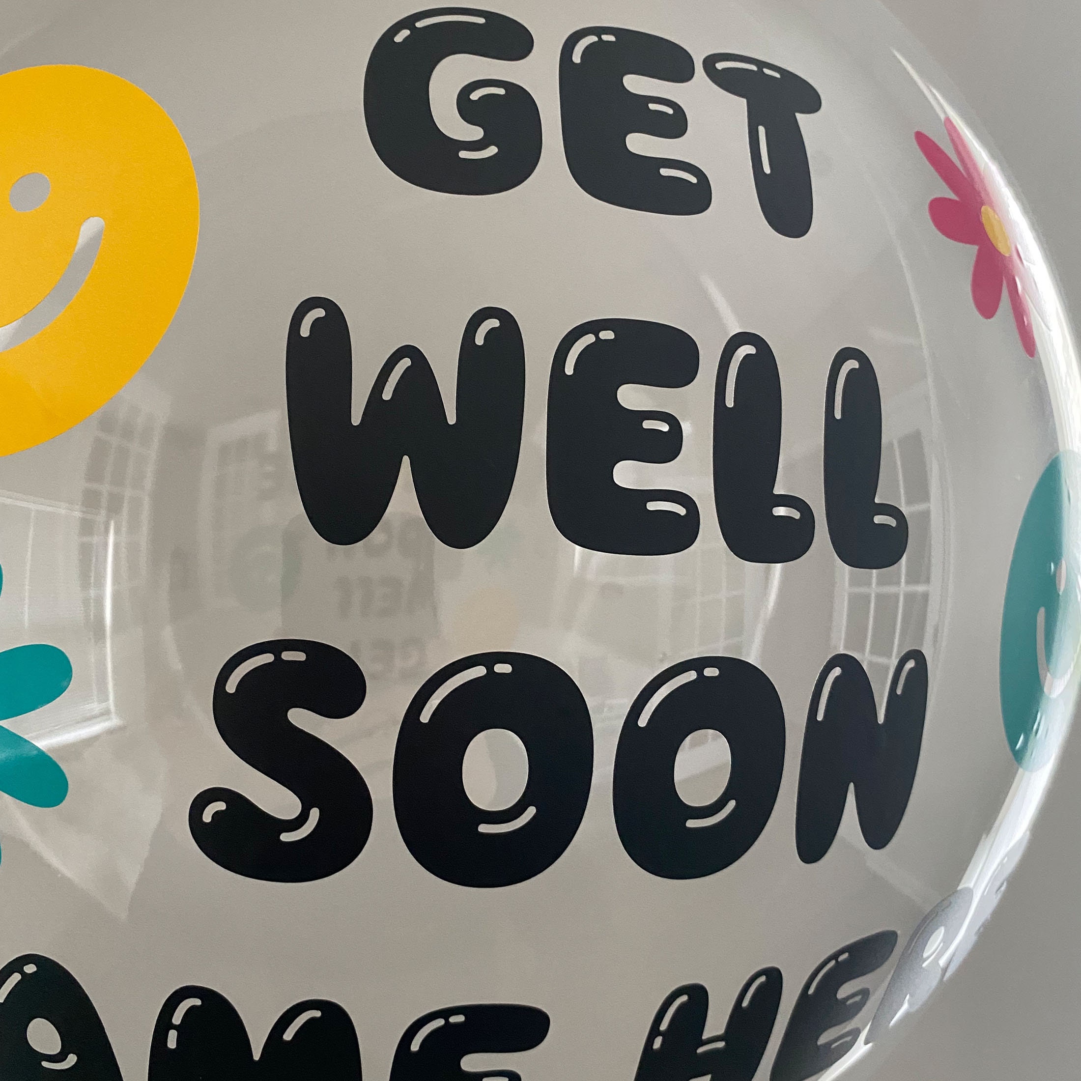 Get Well Soon Balloon Stick-in Add-On in Croton On Hudson, NY