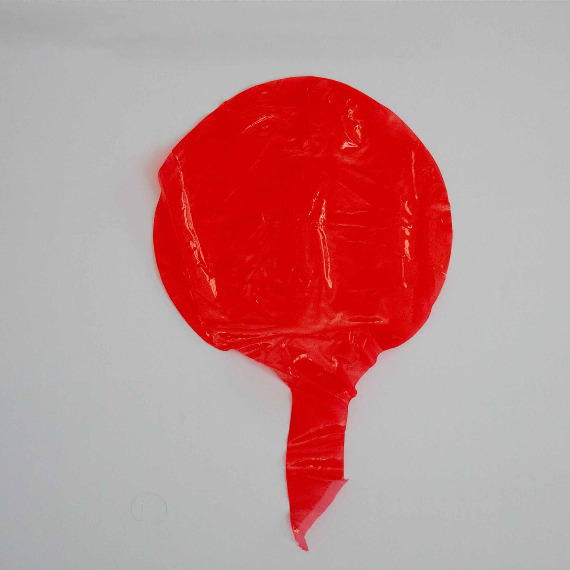 赤い風船、透明な風船、赤い透明な風船、バブル風船、24 インチの赤い