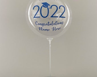 2024 Graduation Balloon, Balloon For College Grad, Class of 2024, High School Celebration, DIY Balloon With Stand For Air Usage Longevity