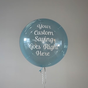 Custom Balloons, Custom Colored Clear Balloon, Custom Balloon Decal, 24 Inch And 36 Inch Balloon Size, DIY Balloon Kit, Sweet 16 Balloons