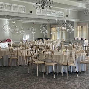 LED Balloons, Large 24 Inch Clear Balloons With 197 Inch Warm White LED Lights, Wedding Centerpiece, Sweet 16, Reusable, Helium & Air Usage