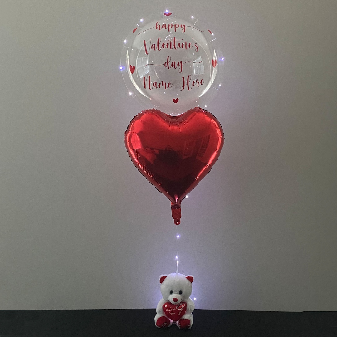 Luces Led Globo Con Oso Dentro Lampara Led 3D Creative Light