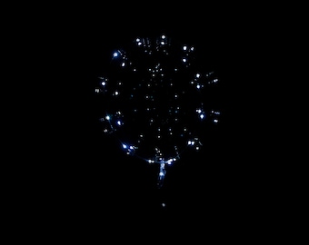 Large Cold White LED Balloon, 24 Inch Clear Balloon With 197 Inch Cold White LED Lights, Custom Balloon, Wedding Balloon