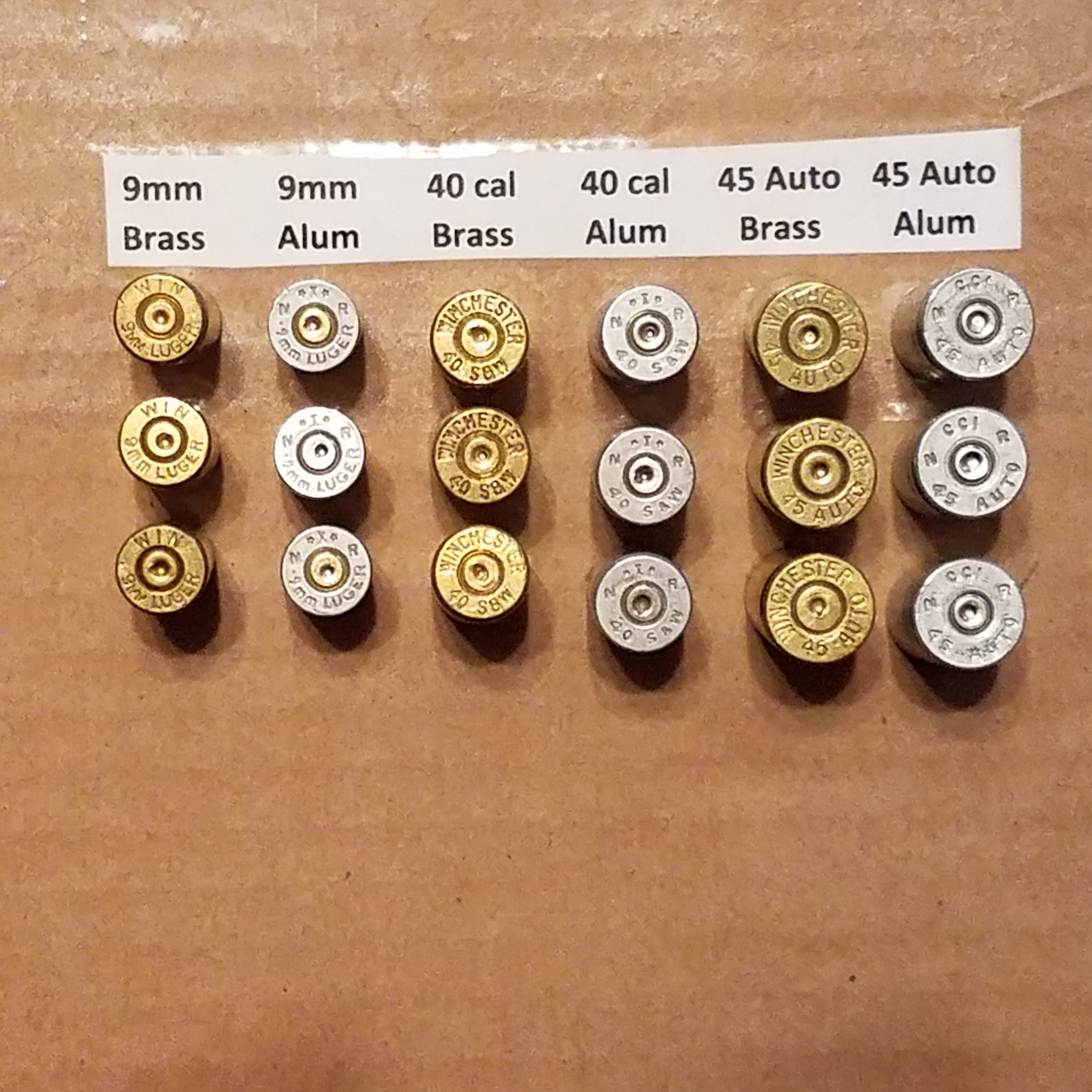Bullet Push Pins Thumb Tacks 9mm 40 Caliber Or 45 Auto Etsy