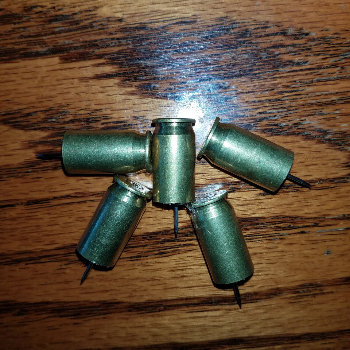 500 9mm Brass Bullet Casing Push Pins Thumb Tacks Etsy