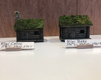 Miniature Log Cabins Over 70 Customizable Or Handmade Options Etsy