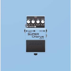 BOSS Super Chorus CH-1 Guitar Effect Pedal Satin Poster (210gsm)